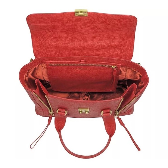 3.1 Phillip Lim Pashli Satchel Medium 🍒 Red - Picture 4 of 16